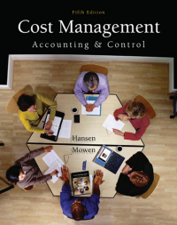 Cost Management Accounting and Control