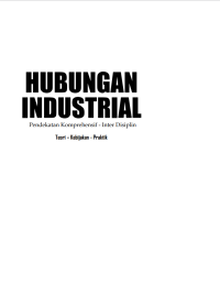 HUBUNGAN INDUSTRIAL